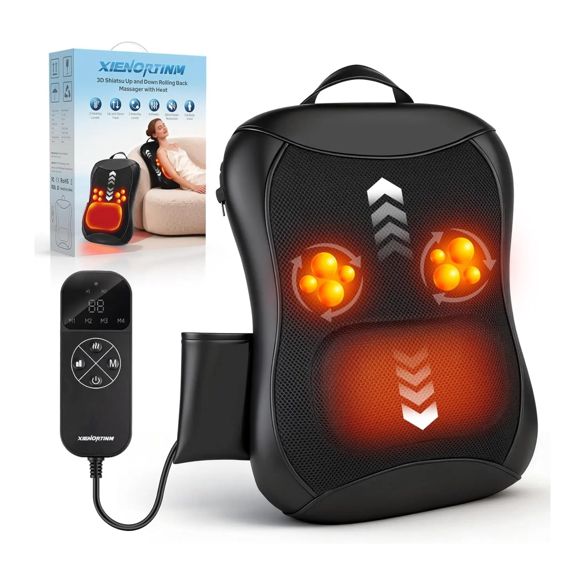 4D Rolling Back Massager