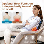 Heated Back Massage Chair Pad