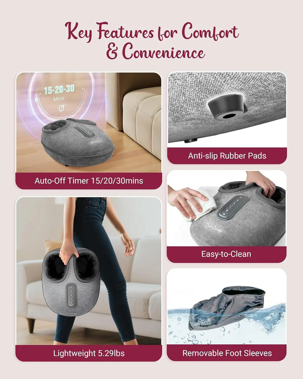 Remote Control Shiatsu Foot Massager