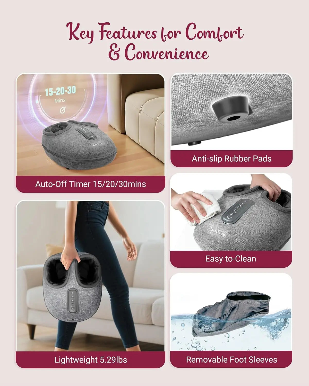 Remote Control Shiatsu Foot Massager