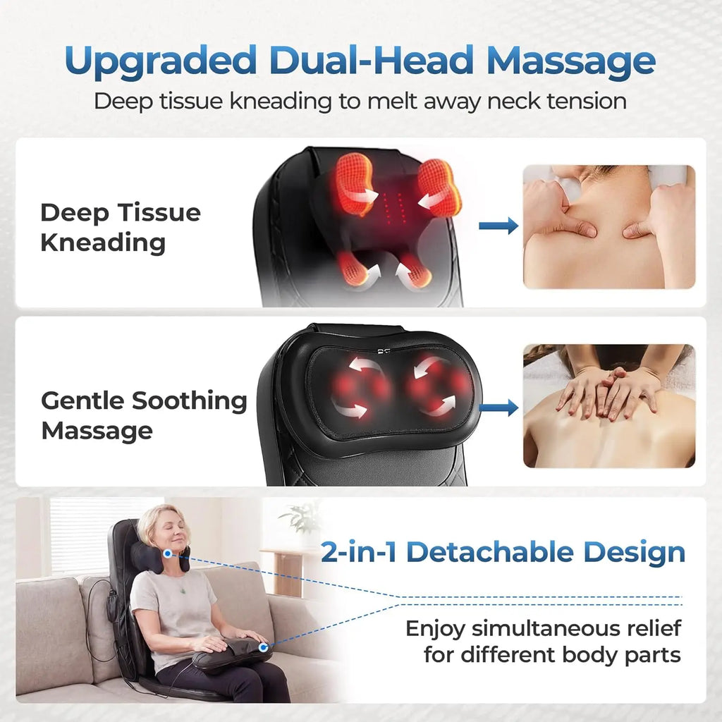 3-in-1 Heated Massage Cushion