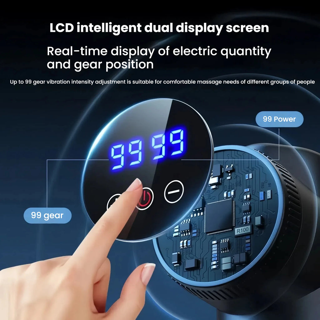 Touchscreen Massage Gun