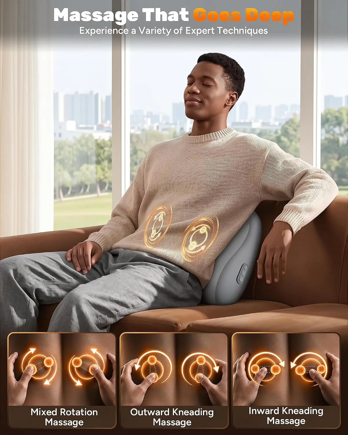 Heated Back Massager