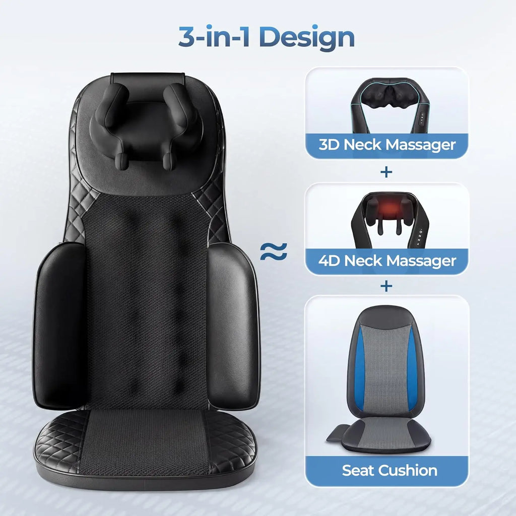 3-in-1 Heated Massage Cushion