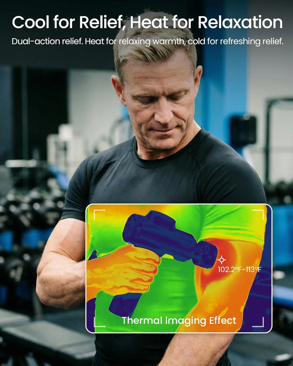 Quiet 5-Speed Massage Gun