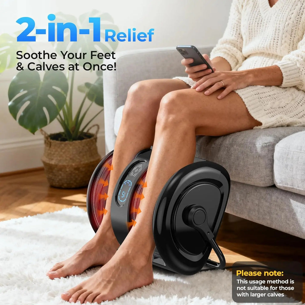 Heated Foot & Calf Massager Machine