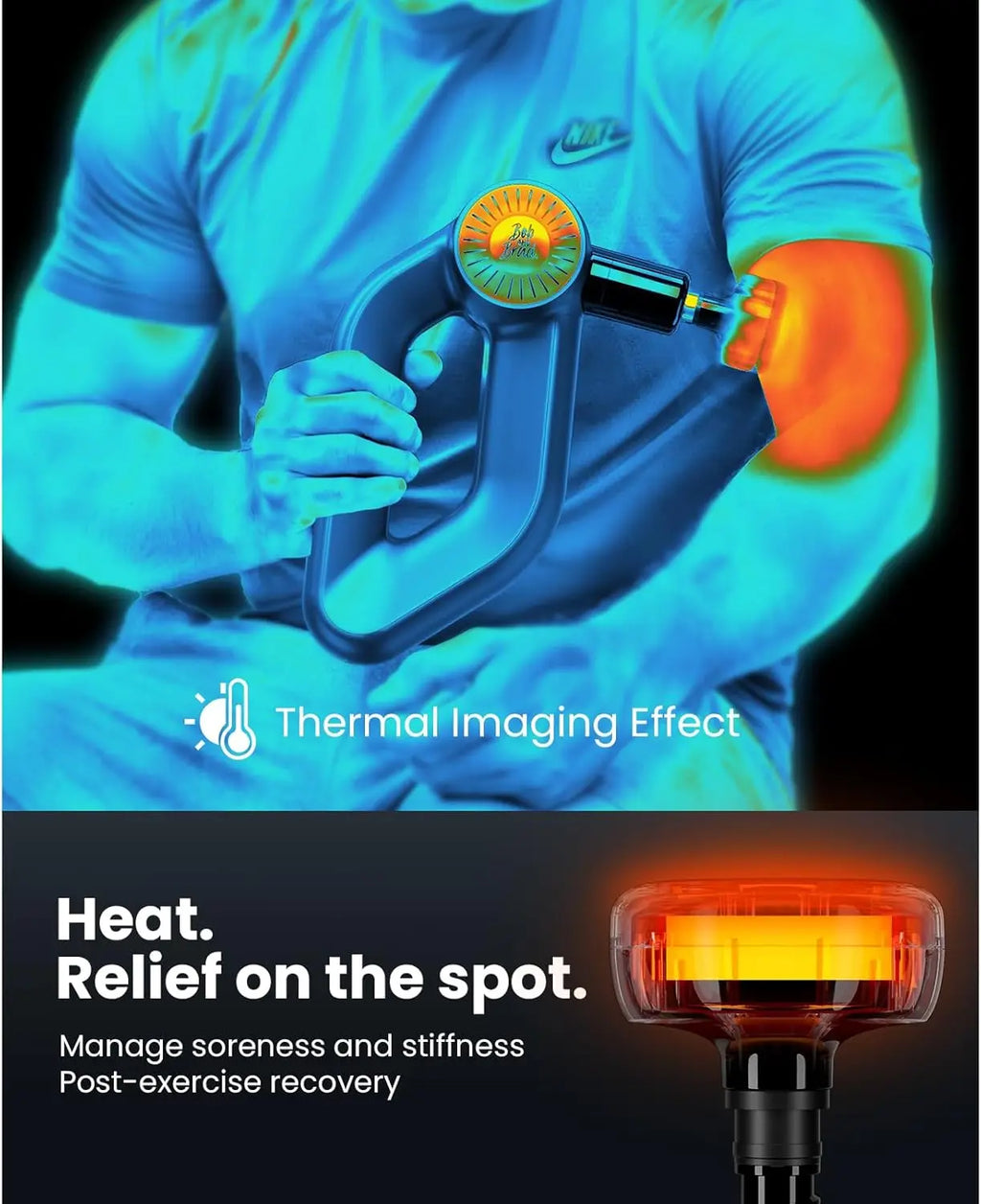 Heated Deep Tissue Gun