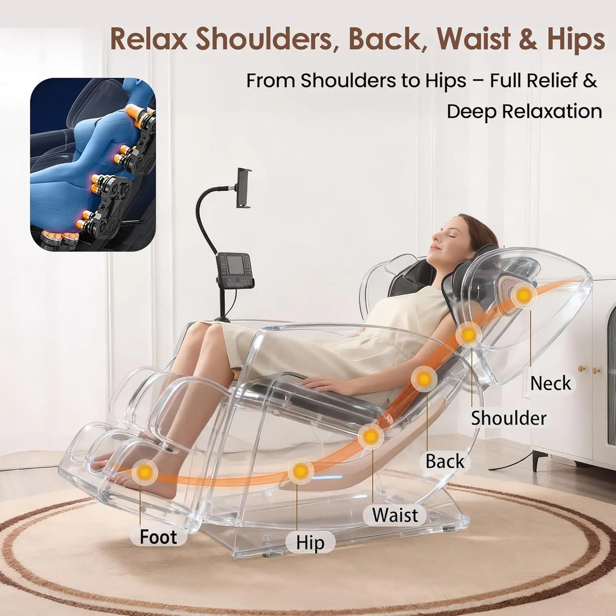 3D Shiatsu Massage Chair