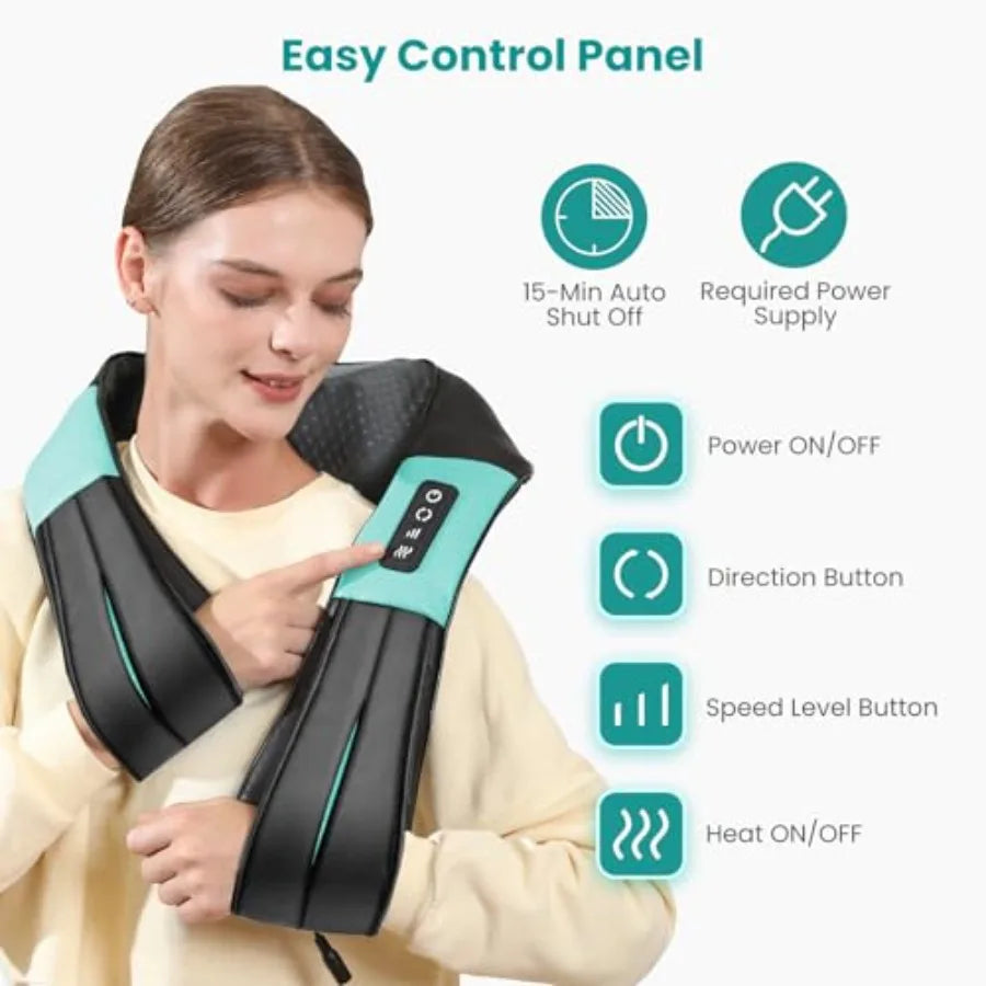 Upgraded 3D Back & Neck Massager
