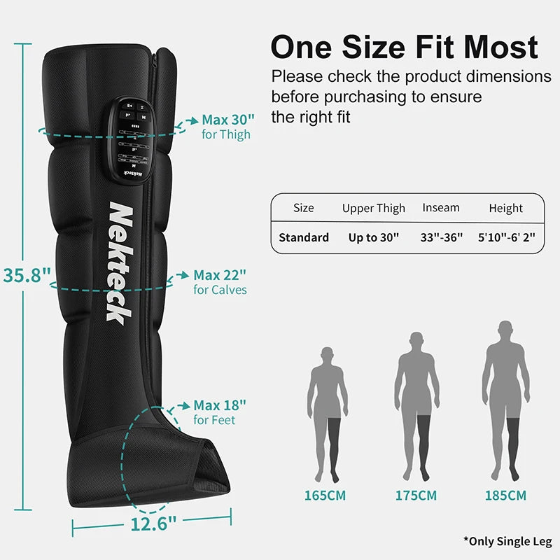 Cordless Air Pressure Leg Massager Boots