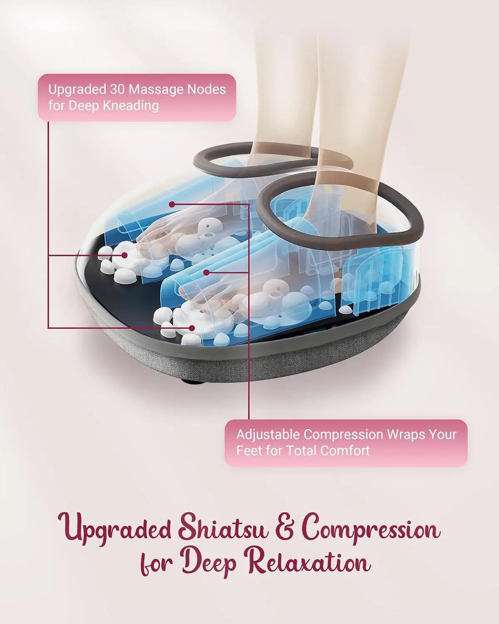 Remote Control Shiatsu Foot Massager