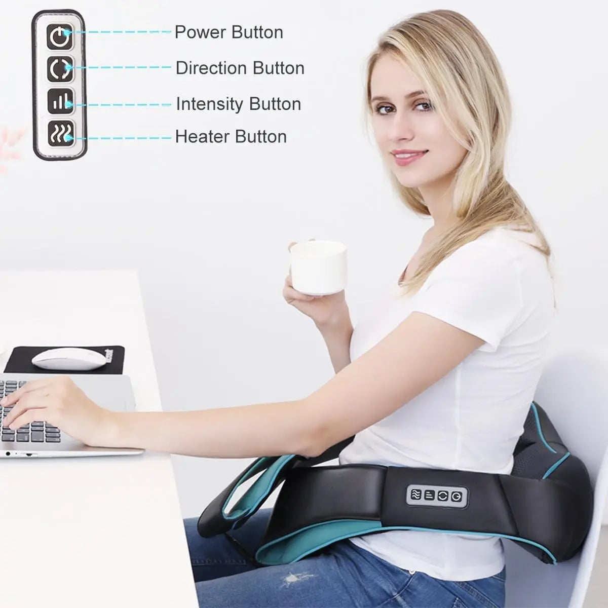 4D Shiatsu Back & Neck Massager