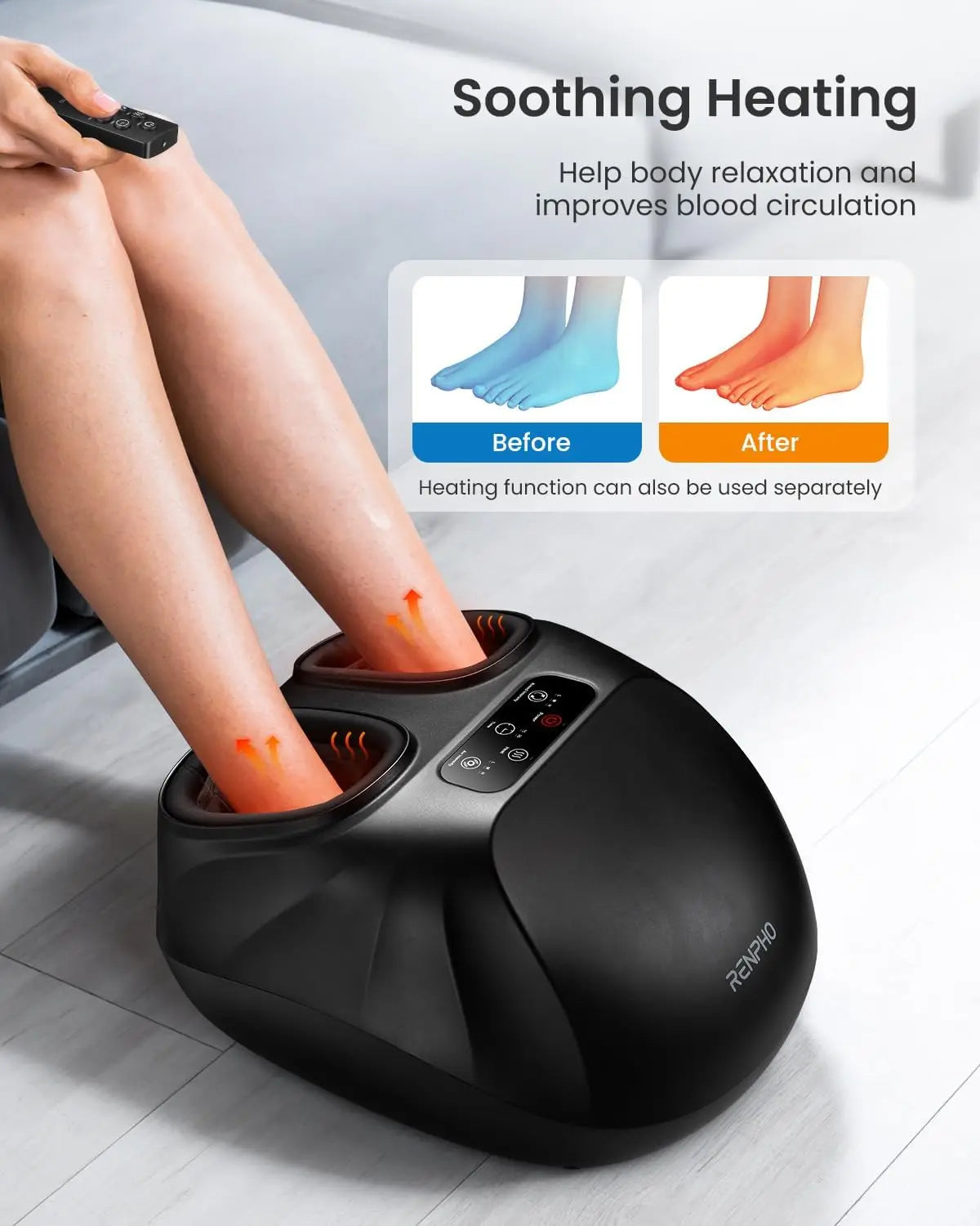 FSA/HSA Heated Shiatsu Foot Massager
