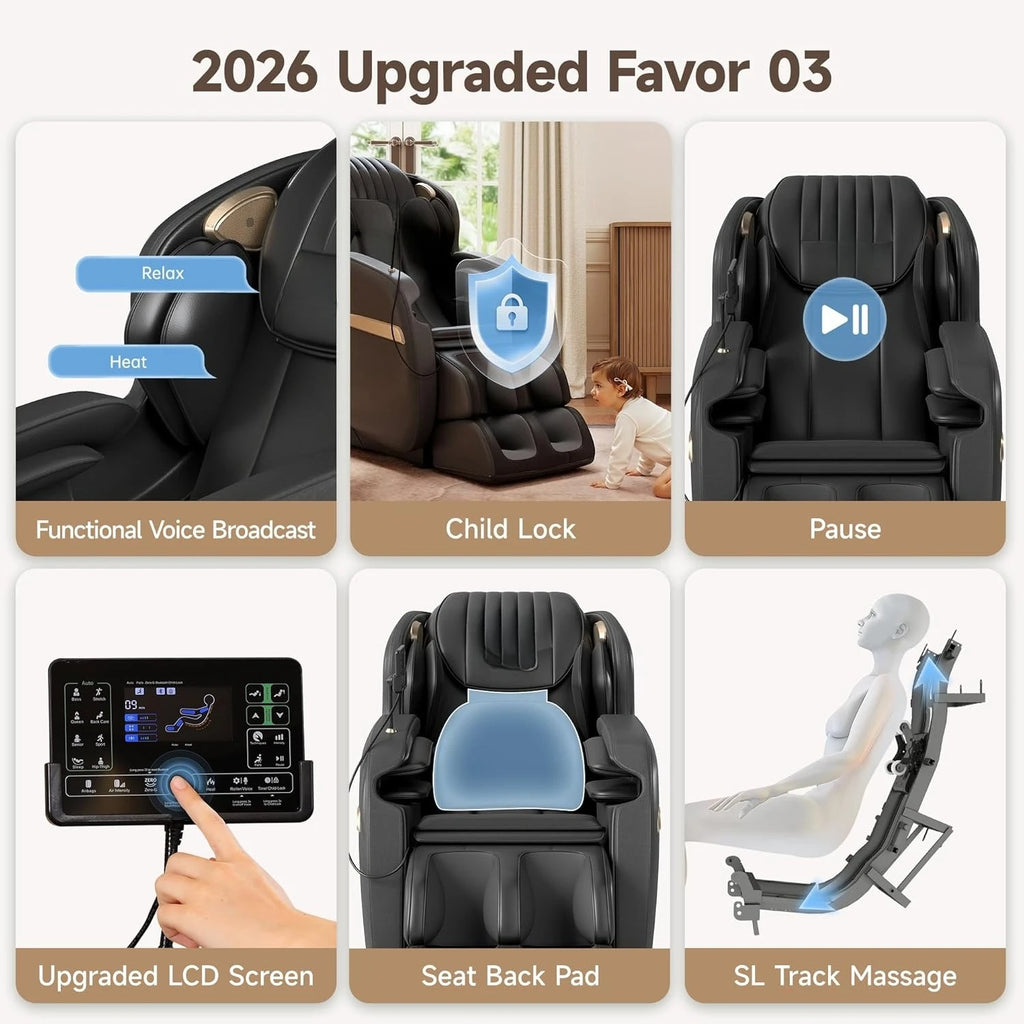 SL-Track Massage Recliner