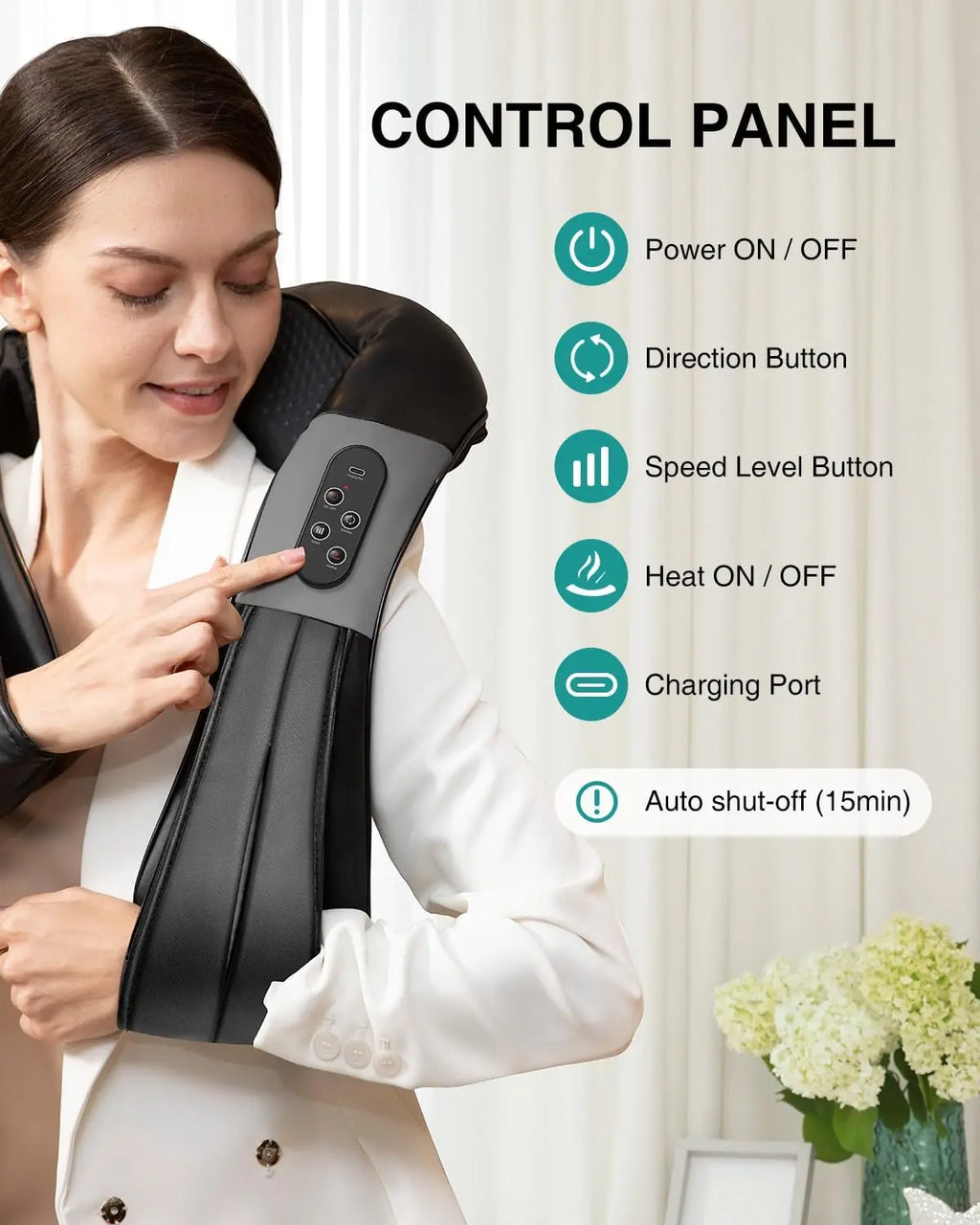 Cordless 3D Neck Massager
