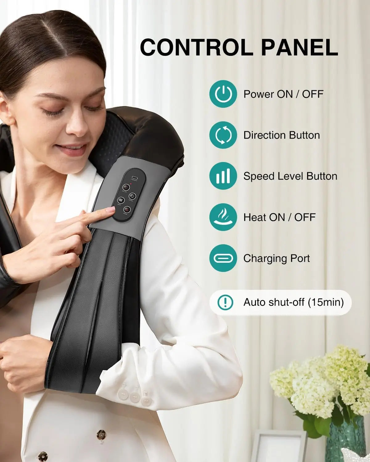 Cordless 3D Neck Massager