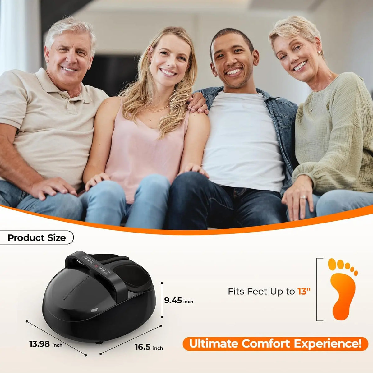9-Level Air Compression Foot Massager