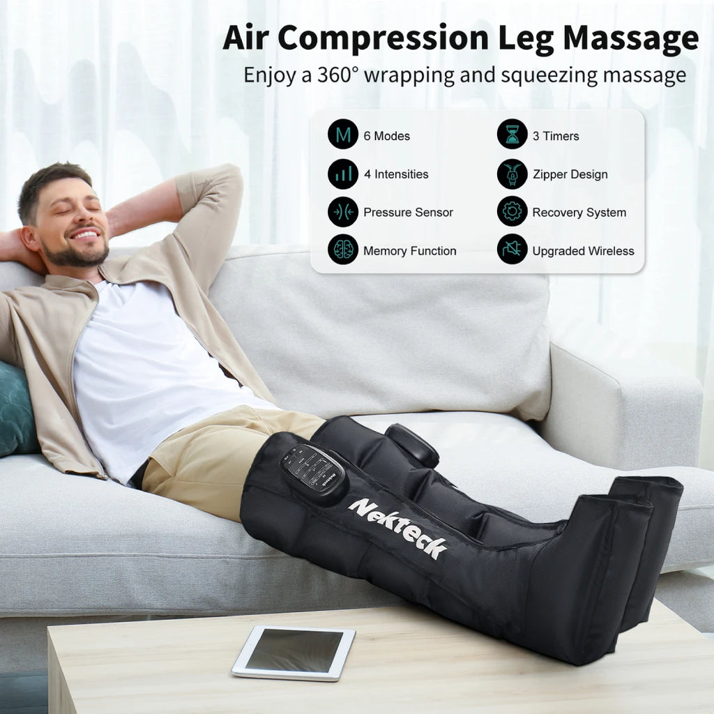 Cordless Air Pressure Leg Massager Boots