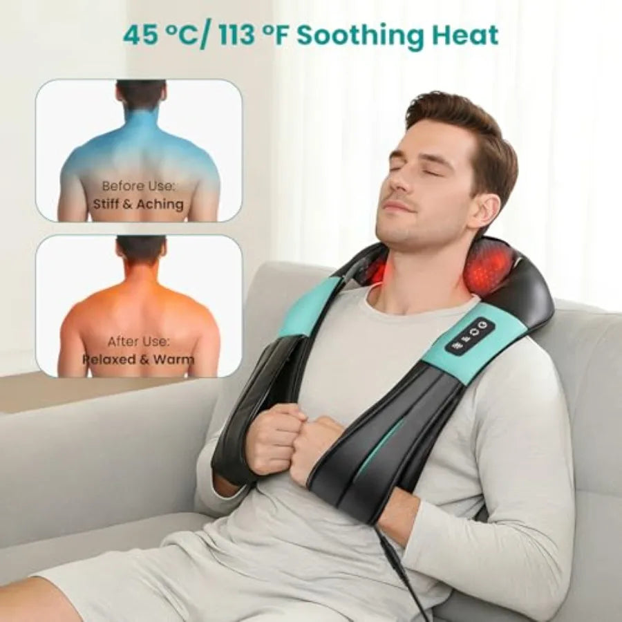 Upgraded 3D Back & Neck Massager