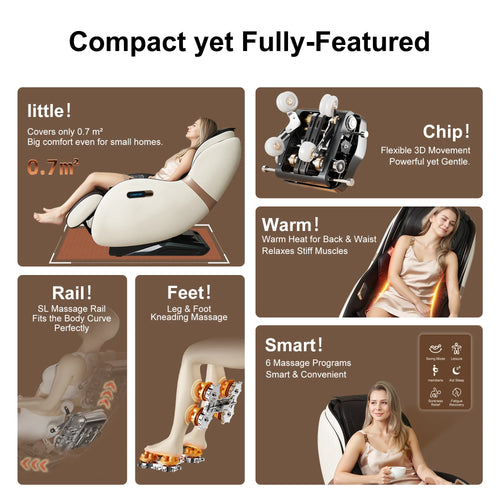 2D Zero-Gravity Massage Chair