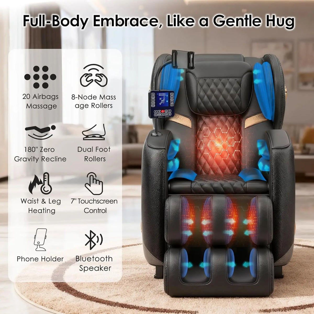 3D Shiatsu Massage Chair