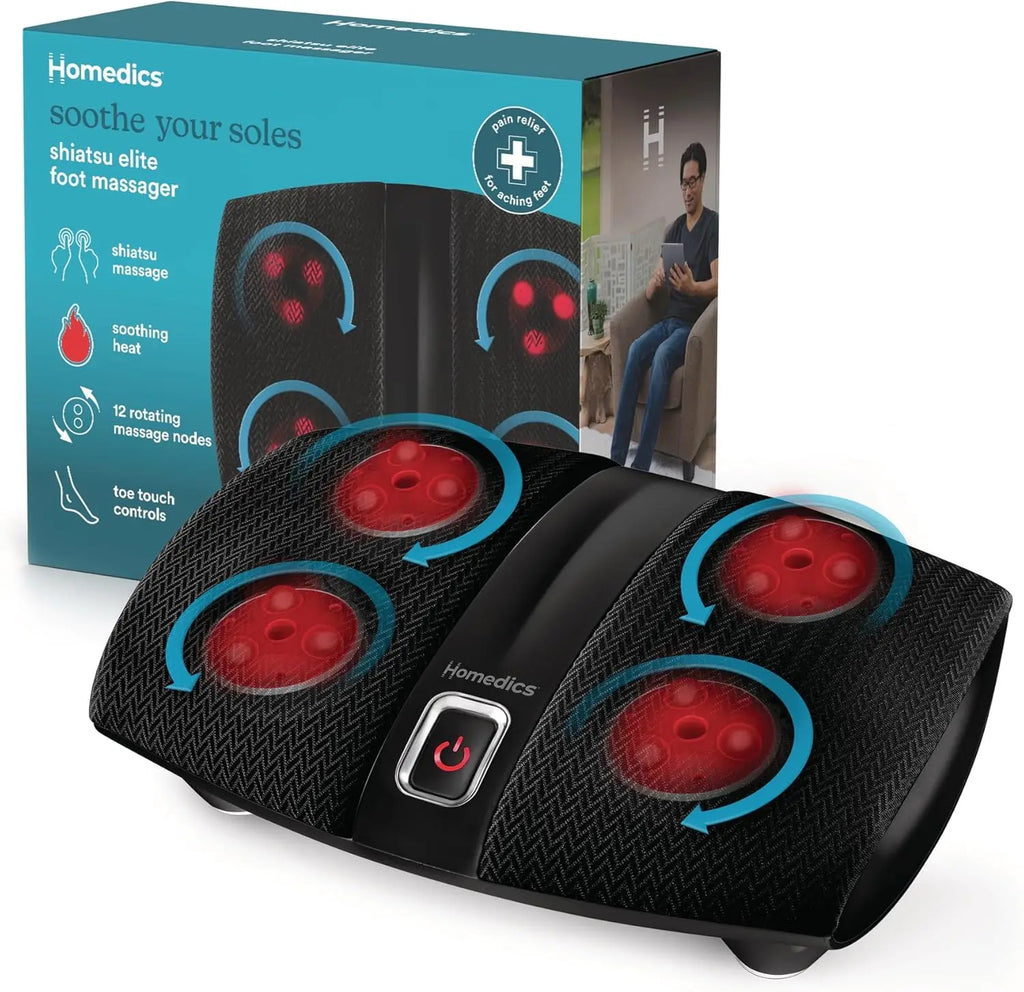 4-Head Shiatsu Foot Massager
