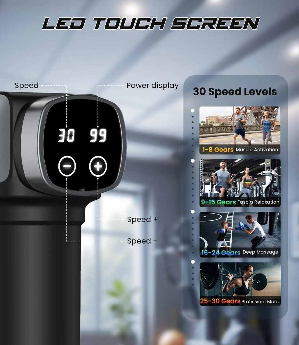 30-Speed Massage Gun