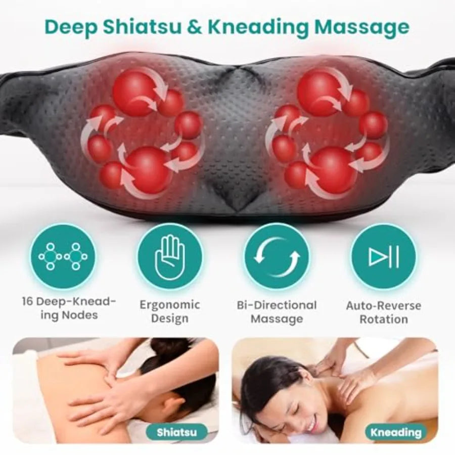 Upgraded 3D Back & Neck Massager