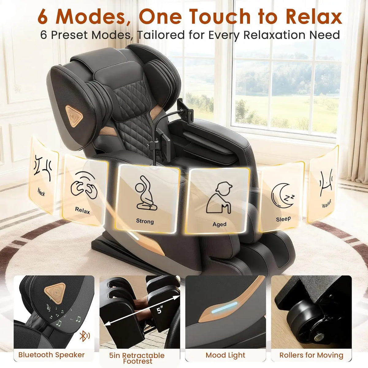 3D Shiatsu Massage Chair