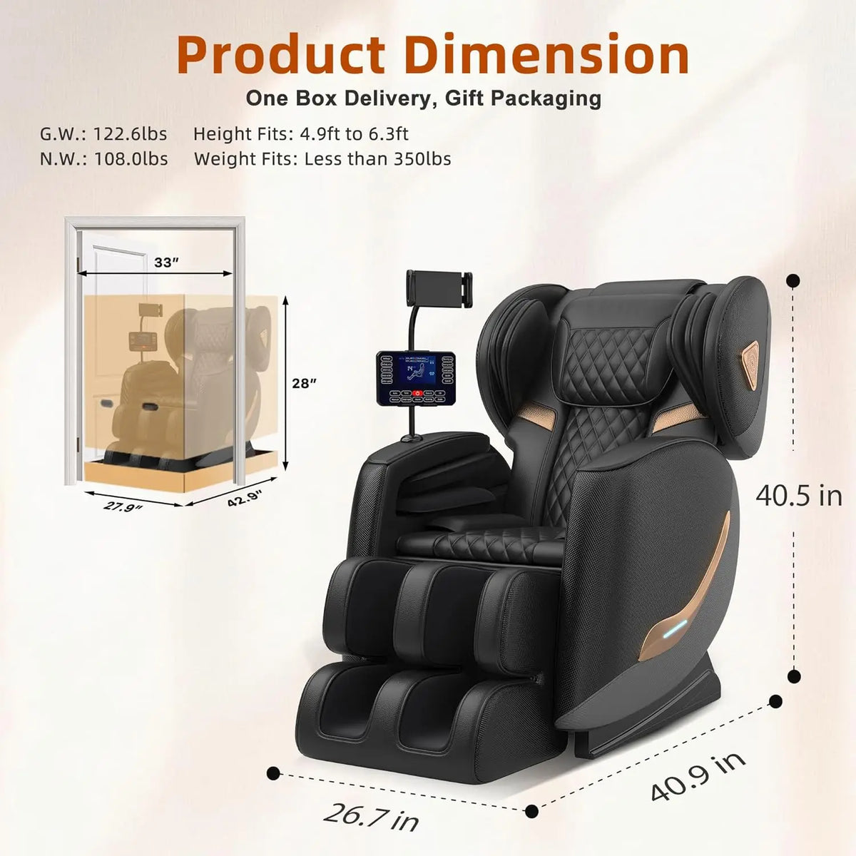 3D Shiatsu Massage Chair