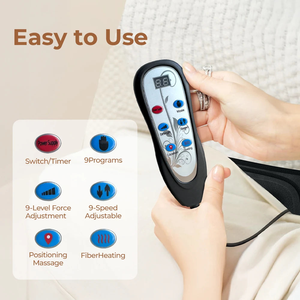Heated Back Massage Chair Pad