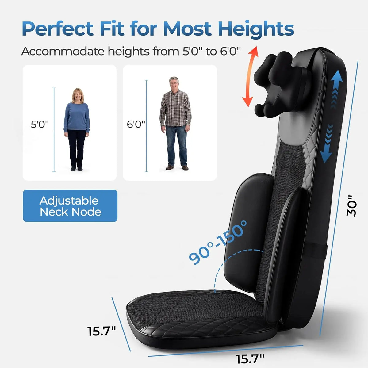 3-in-1 Heated Massage Cushion