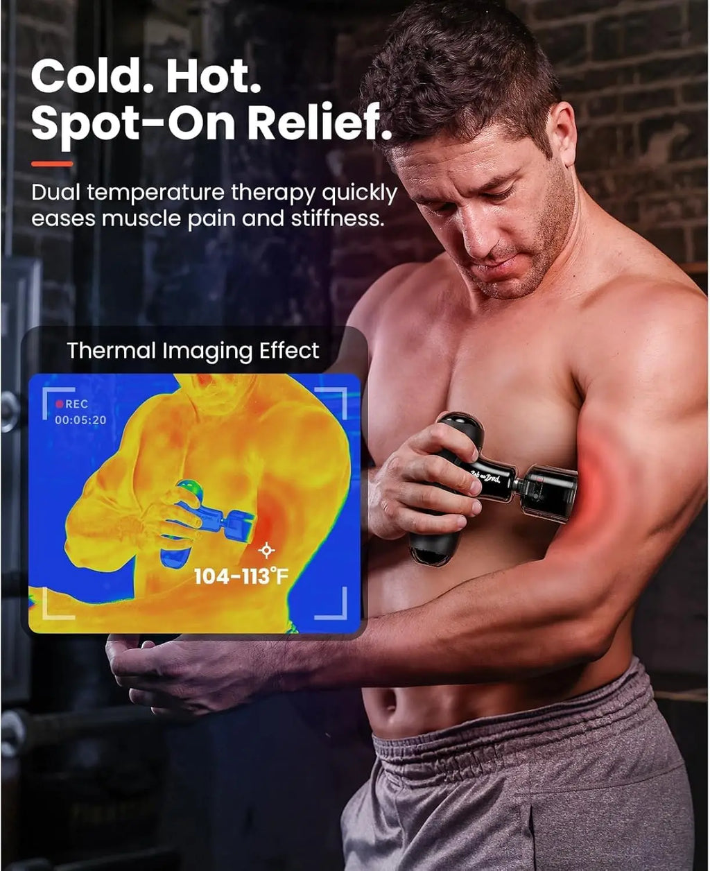 Pocket Hot & Cold Massage Gun