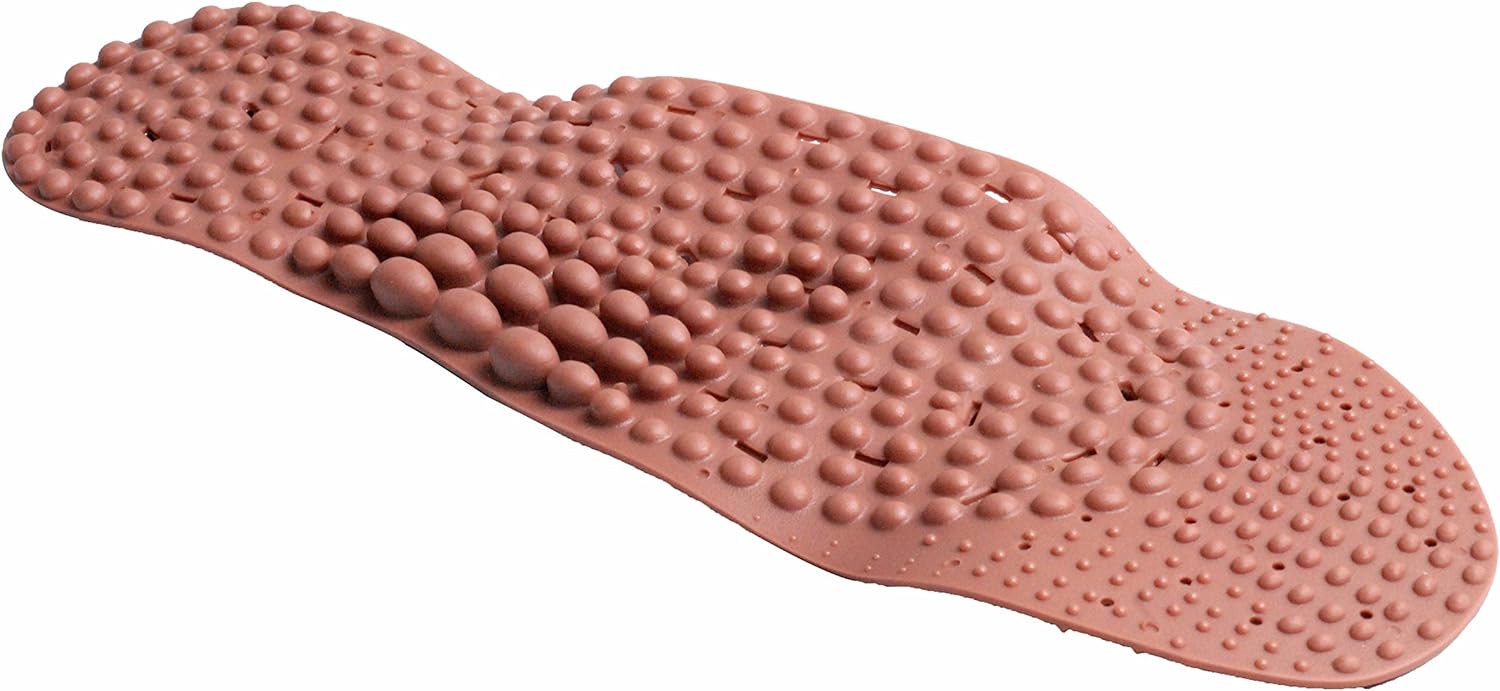 Red Clay Loess Acupuncture Foot Massage Insoles (Trim to Fit: mens size 6-10/ womens size 7-11)